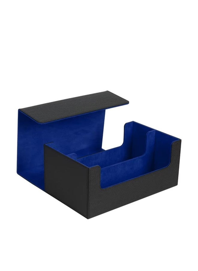 صندوق تخزين فاخر مزدوج الصفوف مغناطيسي للبطاقات، صندوق تخزين بطاقات 35PT ستار ستار، صندوق تخزين بطاقات كبير الس